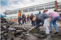 Coaticook : un îlot de fraicheur et de biodiversité créé par des élèves de l’école Sacré-Cœur